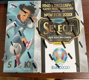 2020 PANINI SELECT UEFA EURO SOCCER HYBRID BOX - NEW / SEALED - Picture 1 of 2
