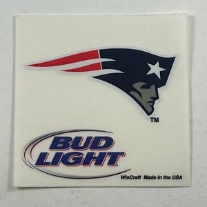 Pegatina de los New England Patriots NFL Football Bud Light - Imagen 1 de 3
