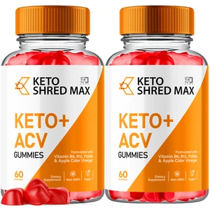 (2 Pack) Keto Shred Max Gummies, Keto Shred Max Keto + ACV Gummies (120 Gummies) - Picture 1 of 9