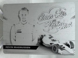 Placa de impresión negra Kevin Magnussen 2022 Topps Fórmula 1 Racing #1/1 #CABS-KM - Imagen 1 de 10
