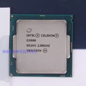 Free Shipping Intel Celeron Dual-Core G3900 LGA1151 (SR2HV) CPU Processor 2.8GHz - Picture 1 of 1