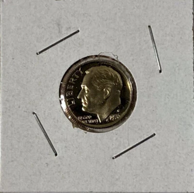 1976 S Roosevelt Dime Deep Cameo Proof - Imagem 1 de 2