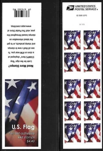 Scott # 4396a Convertible Booklet of 10 2009 44c Flag--Flawless! MNH - Picture 1 of 1