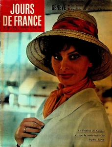 Jours de France Zeitschrift 23. Mai 1959 Sophia Loren Liz Taylor Marcel Camus - Bild 1 von 4