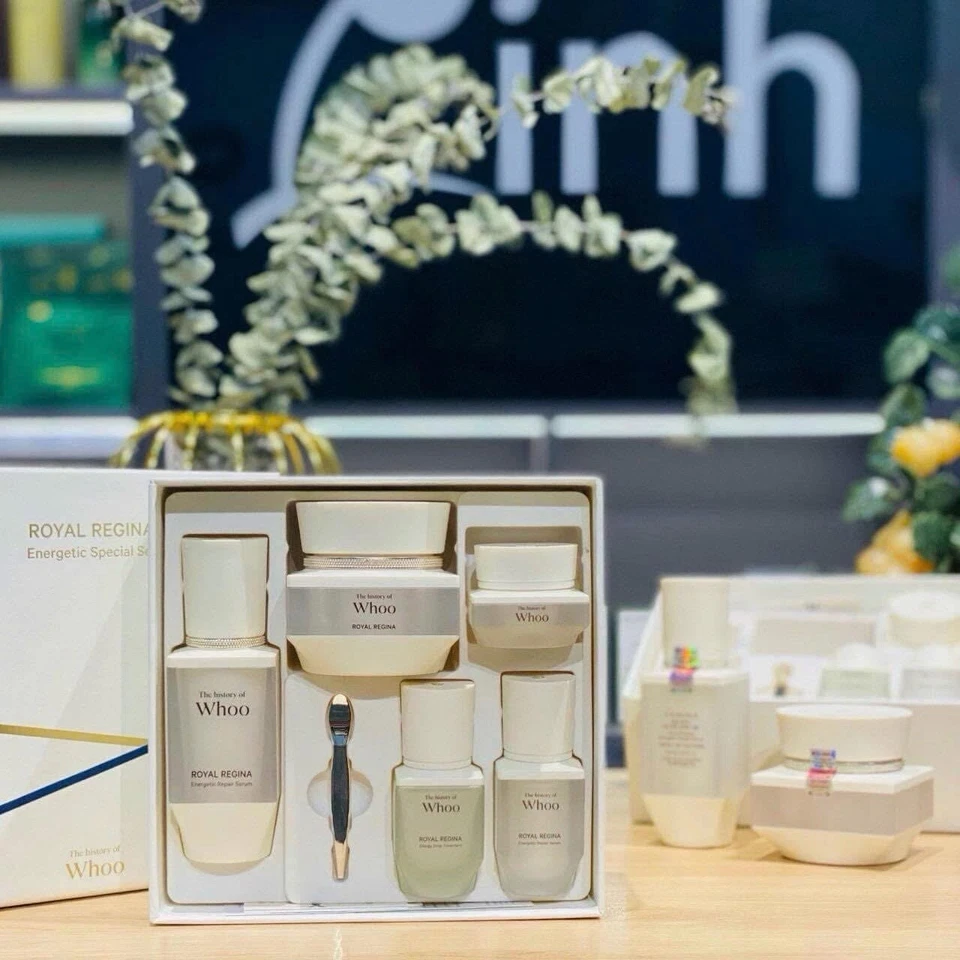 The history of Whoo ROYAL REGINA Energetic 2 peças conjunto especial 5 itens K-Beauty - Imagem 1 de 4