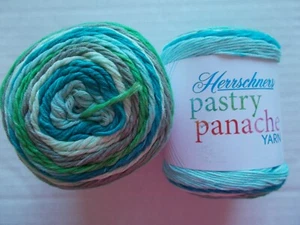 Herrschners Pastry Panache cotton yarn, Infinity Pool, lot of 2  (344 yds ea) - Picture 1 of 2