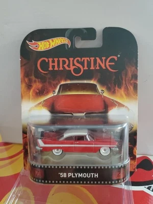 Hot Wheels 2015 Retro Entertainment Christine - '58 Plymouth in Red CFR11 - Image 1 of 4