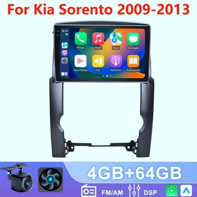 Para Kia Sorento 2009-2013 Inalámbrico Carplay Android Unidad Principal Auto Radio Coche GPS Foto 1 de 4