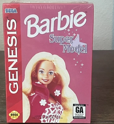 Barbie Super Model Sega Genesis New 1992 - Image 1 of 4