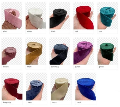 3 Yards Single Face Velvet Ribbon 38MM (1.5 Inch) - Image 1 of 4