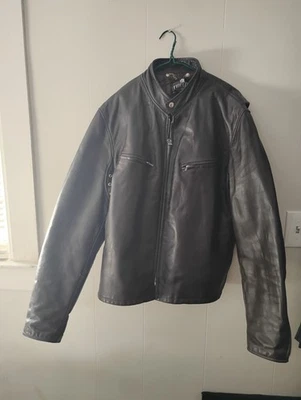 Chaqueta de cuero Fidelity vintage para hombre Foto 1 de 4