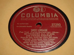 Frank Sinatra June Christy Nat King Cole 78 RPM Columbia 37293 Lorraine Meets - Picture 1 of 5