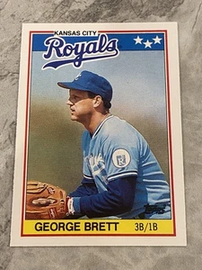 1988 Topps American Baseball George Brett Kansas City Royals #7 - Picture 1 of 2