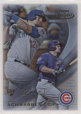 2016 Topps Gold Label Class 2 Kyle Schwarber #60 Rookie RC - Image 1 of 3