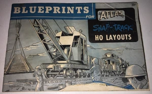 1960 Atlas Blueprints for Snap-Track HO Layouts 31 pages - Picture 1 of 4