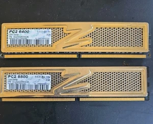 4GB KIT OCZ Gold Series DDR2 RAM 1066MHz PC2-8500U DIMM 240-pol.CL5 OCZ2G10664GK - Picture 1 of 7
