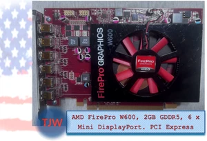 AMD FirePro W600, 2 GB GDDR5, 6 x Mini DisplayPort. Scheda grafica PCI Express #2 - Foto 1 di 14