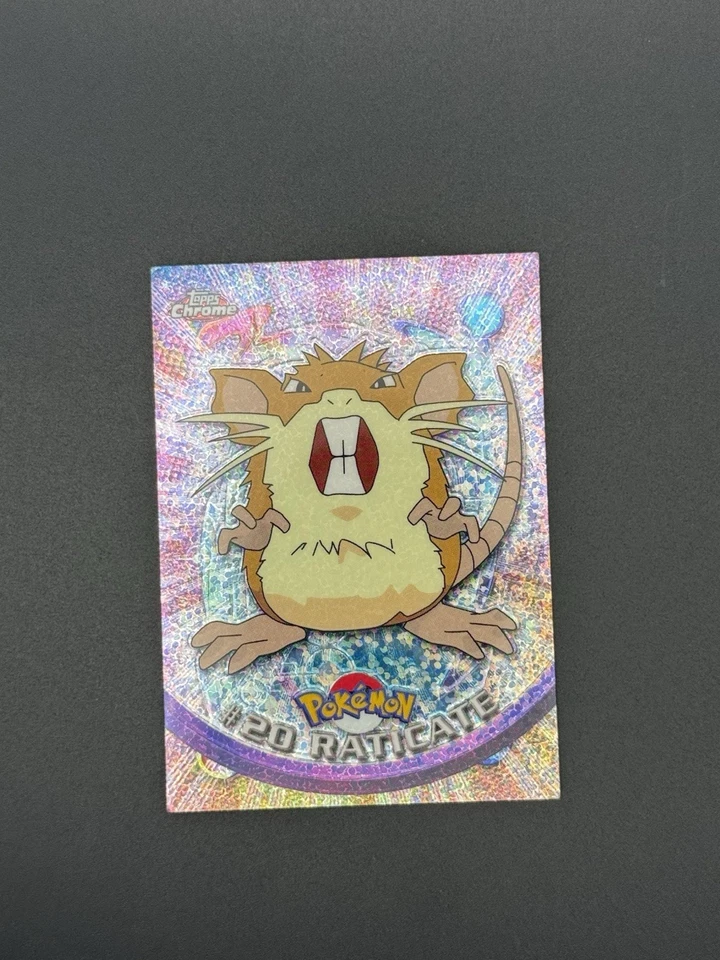 Raticate #20 Topps SPARKLE Chrome 2000 TV Animation Pokémon - Image 1 of 4