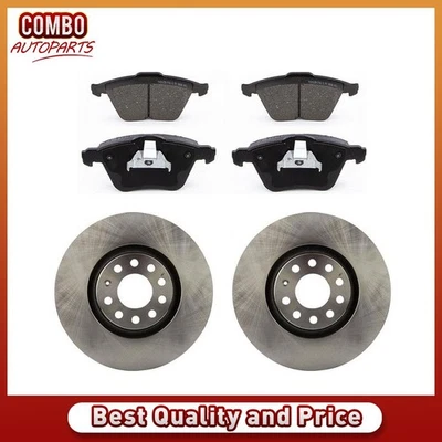 Rotores de freno delanteros pastillas de freno para Audi A6 Quattro 2002 2003 2004 Foto 1 de 4