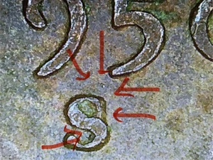 1950-S RPM#4 S/S/S North FS-504  Lincoln Wheat Cent, Lower Serif, Stage B - Picture 1 of 6