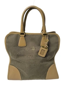 PRADA Bolso barrel Mujeres Bolsa caqui-marrón look casual - Imagen 1 de 6