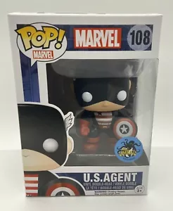 FUNKO POP U.S. AGENT 108 MARVEL COMIKAZE 2015 LACC JOHN F WALKER CAPTAIN AMERICA - Picture 1 of 7