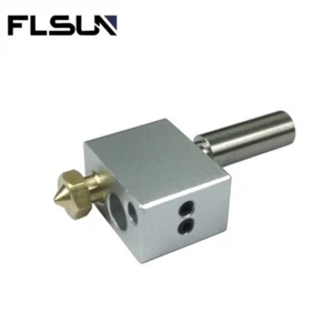 Drukarka 3D Flsun Hotend Part SR / Q5 / QQS PRO Dysza Pasuje do gardła V6 Blok grzewczy - Zdjęcie 1 z 5