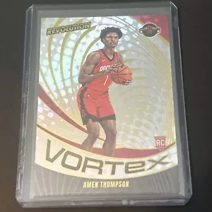 2023-2024 Panini Revolution Basketball Amen Thompson Vortex Rookie RC Rockets - Picture 1 of 2