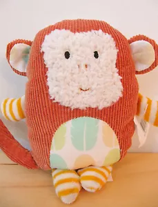 NEW Russ Jungaloo Small Monkey Baby Rattle Plush Toy - Picture 1 of 4