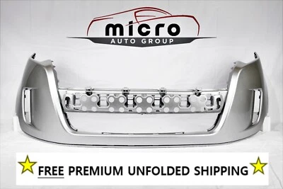 2011-2014 EDGE FRONT BUMPER OEM PAINTED INGOT SILVER PREMIUM SHIP BT4Z17D957BPTM - Image 1 of 4