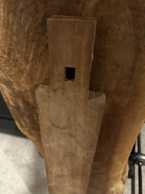 Custom-made highly figured black walnut Coffee table, Free Edge, Nokashima Style - Image 1 of 4