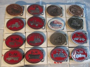 Lot16 D & M Oil Field Service Randolph Ohio Gürtelschnallen - Bild 1 von 6