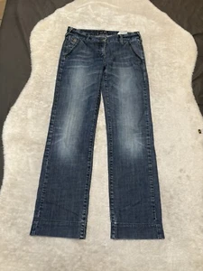 Jean droit femme Armani bleu denim taille 30x31 série Indigo 009 - Photo 1/9