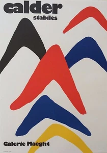 Alexander Calder affiche Lithographie Paris New-York art abstrait abstraction - Imagen 1 de 1