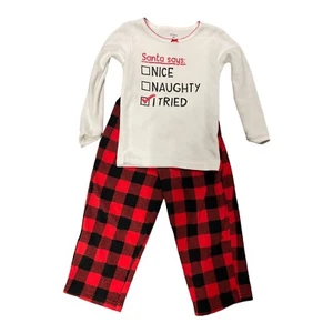 Pigiama a quadretti per bambina Carters taglia 3T Natale - Foto 1 di 5