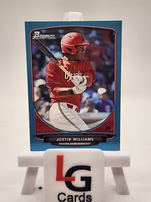 2013 Bowman Draft Picks & Prospects Light Blue #BDPP94 Justin Williams /500 - Image 1 of 2