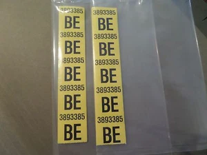 1968 68  1969 69 Chevelle SS396 Rear Coil Spring Decal Set GM   BE 3893385 - Picture 1 of 1