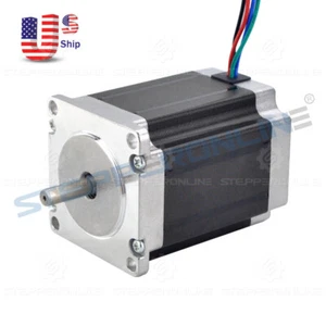 Nema 23 Stepper Motor 1.9Nm(269oz.in) 2.8A 76mm CNC Mill Robot Lathe 3D Printer - Picture 1 of 5