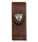 Victorinox - Case Brown Leather For Knives 91mm Of 6 With 14 Piece - 4.0543