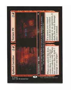 SPIKED CORRIDOR / TORTURE PIT Duskmourn MTG English NM Magic - Imagen 1 de 1