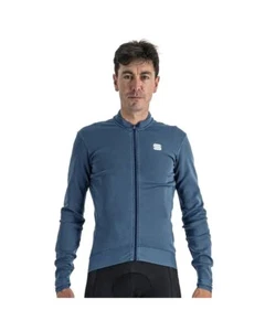 - Sportful Monocrom Thermal Langarmshirt Full Zip Herren, Blue Sea - Bild 1 von 3