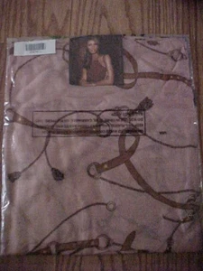 IMAN Global Chic Western Scarf Wrap Shawl Pink/Brown NEW - Picture 1 of 10