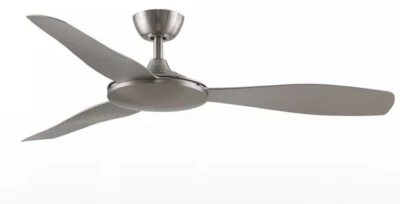 Fanimation GlideAire-52” Brushed Nickel  Indoor / Outdoor Ceiling Fan Light - Image 1 of 4