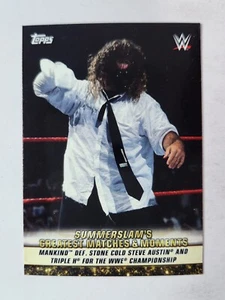 2019 Topps WWE SummerSlam Greatest Matches & Moments #GM-18 MANKIND - Picture 1 of 2