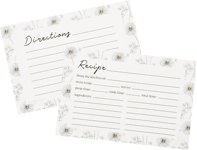 Day & Night Blush Lisa Audit Recipe Card 4 X 6 Set of 40 by CR Gibson - Image 1 of 3