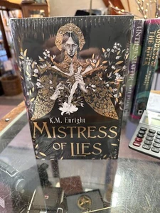 Mistress Of Lies by K.M. Enright Illumicrate Exclusive Hardcover  New!! SEALED!! - Picture 1 of 4