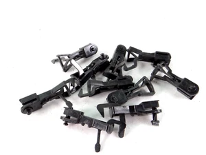 Fleischmann 6520 10 Stück Haken Schlitzkupplung MIT Befestigungssplint, HO (B) - Picture 1 of 4