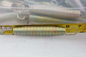 English Springs 2 hook 7.5 x 1 inch Steel Springs Lot of 4 New Strong - Picture 1 of 8