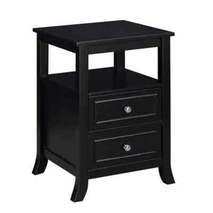 Melbourne 24 in. H Black End Table - Picture 1 of 5