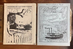 Pioneers of Calcasieu Parish Vol 1 & 2 NOLA Mae Wittler Louisiana History - Picture 1 of 5
